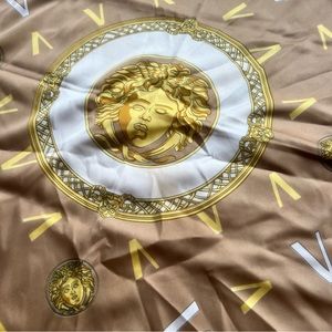 V Silk Scarf Fashion